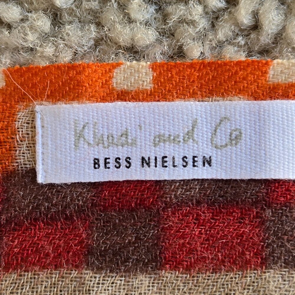 100% Wool Scarf Shawl Scandanavian Design Khadi and Co Denmark - Picture 4 of 12